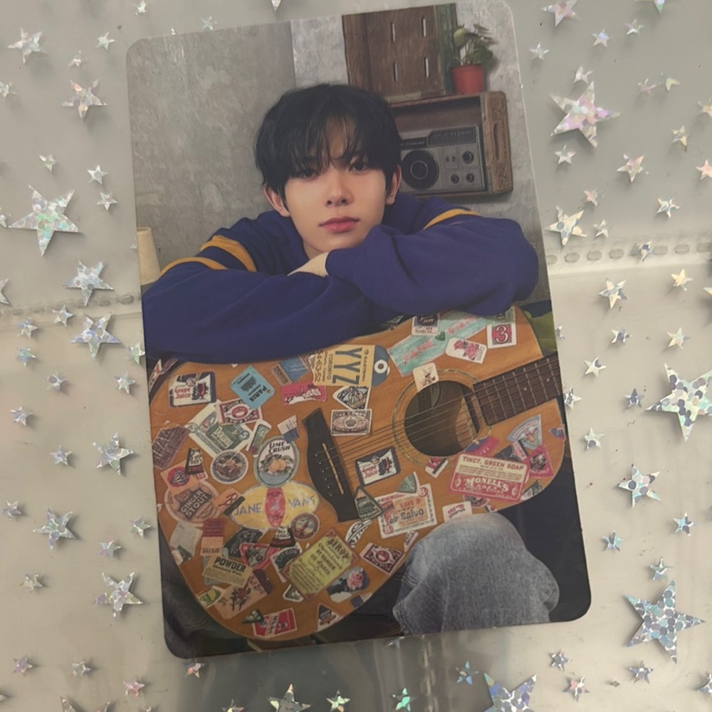 Heesung Enhypen Guitar Photo Card